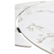 Стол обеденный Q-Home Bueno, 120/180 см, раздвижной, глянцевая керамика Golden Jade Solid / каркас черный, QH614M05570 - Фото 12