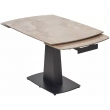 Стол обеденный Q-Home Balde, 140/200 см, раздвижной, глянцевая керамика Amber Jade Solid / каркас черный, QH614M05565 - Фото 2