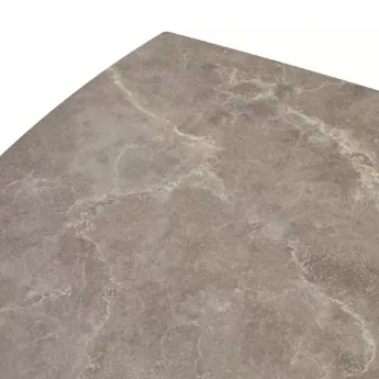Стол обеденный Q-Home Balde, 140/200 см, раздвижной, матовая керамика Latte Stone Solid / каркас Taupe, QH614M05566