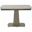 Стол обеденный Q-Home Balde, 120/180 см, раздвижной, матовая керамика Latte Stone Solid / каркас Taupe, QH614M05562 - Фото 6