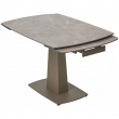 Стол обеденный Q-Home Balde, 120/180 см, раздвижной, матовая керамика Latte Stone Solid / каркас Taupe, QH614M05562 - Фото 2