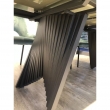 Стол обеденный Q-Home Ivar, 180/260 см, раскладной, белый мрамор матовая керамика / каркас темно-серый, QHROCAVA9649GNKL99 - Фото 6