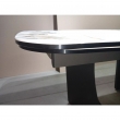 Стол обеденный Q-Home Birger, 200/300 см, раскладной, контрастный мрамор матовая керамика / каркас темно-серый, QH626M05888 - Фото 11