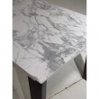 Стол обеденный Q-Home Esmir, 180/240 см, раздвижной, матовая керамика Arabescato Solid / каркас орех, QH614M05811 - Фото 13