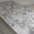Стол обеденный Q-Home Esmir, 160/220 см, раздвижной, матовая керамика Arabescato Solid / каркас орех, QH614M05909 - Фото 5