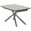 Стол обеденный Q-Home Rivoli, 140/200 см, раздвижной, матовая керамика Latte Stone Solid / каркас Taupe, QH614M05543 - Фото 6