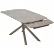 Стол обеденный Q-Home Rivoli, 140/200 см, раздвижной, матовая керамика Latte Stone Solid / каркас Taupe, QH614M05543 - Фото 8