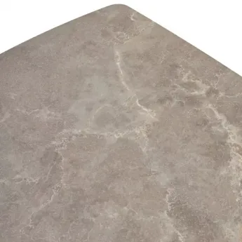 Стол обеденный Q-Home Rivoli, 140/200 см, раздвижной, матовая керамика Latte Stone Solid / каркас Taupe, QH614M05543