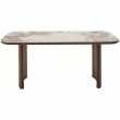 Стол обеденный Q-Home Bark, 180 см, фиксированный, керамика CA035 / каркас орех, QH632M05877 - Фото 5