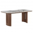 Стол обеденный Q-Home Bark, 180 см, фиксированный, керамика CA035 / каркас орех, QH632M05877 - Фото 4