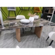 Стол обеденный Q-Home Mozart, 200/260 см, раздвижной, керамика Amadeus Polished / каркас дуб монтана, QH480M05402 - Фото 4