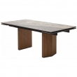 Стол обеденный Q-Home Mozart, 200/260 см, раздвижной, керамика Amadeus Polished / каркас дуб монтана, QH480M05402 - Фото 6