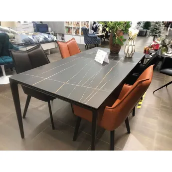 Стол обеденный Q-Home Аликанте, 160 см, керамика, нераскладной, DK-DT-2010-B-160