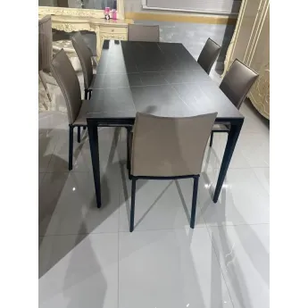 Стол обеденный Q-Home Аликанте, 160 см, керамика, нераскладной, DK-DT-2010-B-160