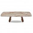 Стол обеденный Q-Home Select, 180/270 см, раздвижной, глянцевая керамика Glossy Toscane / Орех, QH3138 - Фото 6