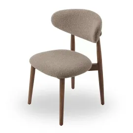Стул Q-Home Tods (Тодс), Орех / бежевая ткань, QHCHTODS
