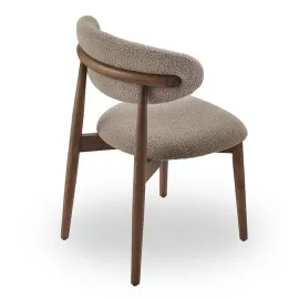 Стул Q-Home Tods (Тодс), Орех / бежевая ткань, QHCHTODS