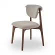 Стул Q-Home Tods 2 (Тодс 2), Орех / бежевая ткань, QHCHTODS2 - Фото 1