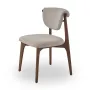 Стул Q-Home Tods 2 (Тодс 2), Орех / бежевая ткань, QHCHTODS2
