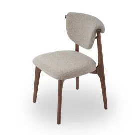 Стул Q-Home Tods 2 (Тодс 2), Орех / бежевая ткань, QHCHTODS2