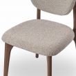 Стул Q-Home Tods 2 (Тодс 2), Орех / бежевая ткань, QHCHTODS2 - Фото 3