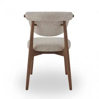 Стул Q-Home Tods 2 (Тодс 2), Орех / бежевая ткань, QHCHTODS2