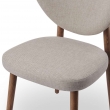 Стул Q-Home Tods 3 (Тодс 3), Орех / бежевая ткань, QHCHTODS3 - Фото 3