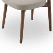 Стул Q-Home Tods 3 (Тодс 3), Орех / бежевая ткань, QHCHTODS3 - Фото 16