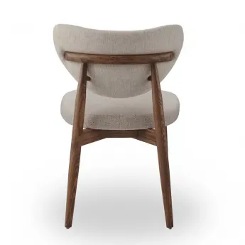 Стул Q-Home Tods 3 (Тодс 3), Орех / бежевая ткань, QHCHTODS3