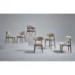 Стул Q-Home Tods 4 (Тодс 4), темный Орех / бежевая ткань, QHCHTODS4 - Фото 4