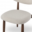 Стул Q-Home Tods 4 (Тодс 4), темный Орех / бежевая ткань, QHCHTODS4 - Фото 3