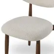 Стул Q-Home Tods 4 (Тодс 4), темный Орех / бежевая ткань, QHCHTODS4 - Фото 3