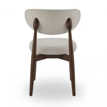 Стул Q-Home Tods 4 (Тодс 4), темный Орех / бежевая ткань, QHCHTODS4