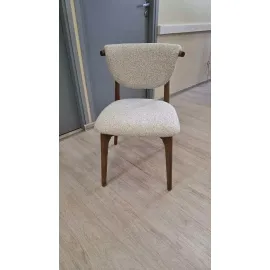 Стул Q-Home Tods 2 (Тодс 2), Орех / бежевая ткань, QHCHTODS2