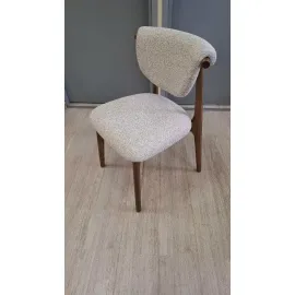 Стул Q-Home Tods 2 (Тодс 2), Орех / бежевая ткань, QHCHTODS2