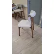 Стул Q-Home Tods 2 (Тодс 2), Орех / бежевая ткань, QHCHTODS2 - Фото 6
