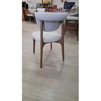Стул Q-Home Tods 2 (Тодс 2), Орех / бежевая ткань, QHCHTODS2