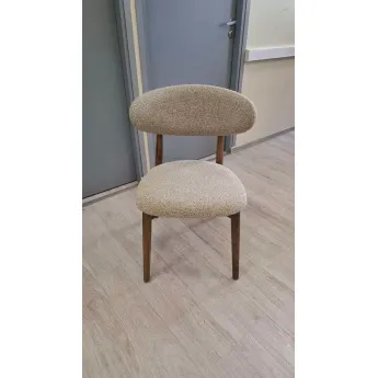 Стул Q-Home Tods (Тодс), Орех / бежевая ткань, QHCHTODS