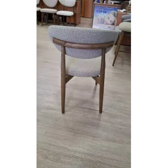 Стул Q-Home Tods (Тодс), Орех / бежевая ткань, QHCHTODS
