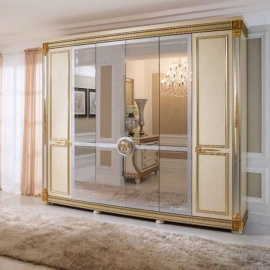 Шкаф 6-дверный Arredo Classic Liberty, с зеркалами