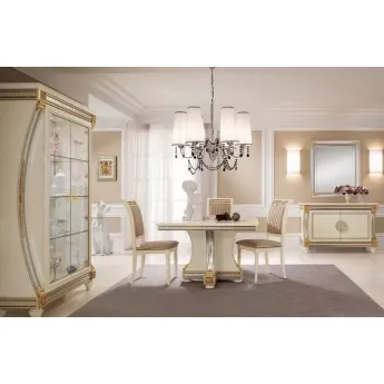 Стол обеденный Arredo Classic Liberty, 118/158х118 см, квадратный, раскладной