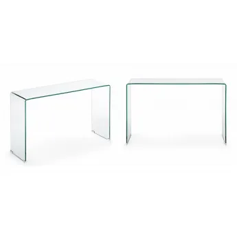 Консоль Q-Home F-062, 125x40 см, каленное стекло