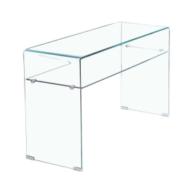 Консоль Q-Home Line (Лайн), 90x30 см, каленное стекло, QHGC-062