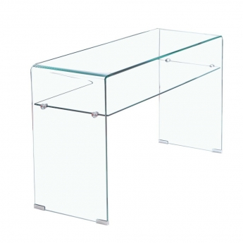 Консоль Q-Home Line (Лайн), 90x30 см, каленное стекло, QHGC-062