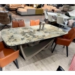 Стол обеденный Q-Home Престон, 200/300 см, керамика на стекле, раздвижной, QHDT2407-200/300 - Фото 7