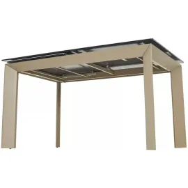 Стол обеденный Q-Home Cremona, 180/240 см, раздвижной, итальянская керамика / каркас тауп, QH614М05542
