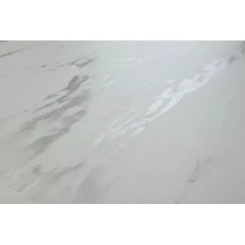 Стол обеденный Q-Home Cremona, 140/200 см, раздвижной, белый мрамор матовая керамика / каркас черный
