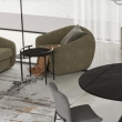 Журнальный стол Mod Interiors Toledo, черная керамика с прожилками, черный металл, MDI.ET.TOL.25 - Фото 2