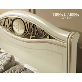Кровать Siena Avorio Ferro Camelgroup, 160 см с изножьем