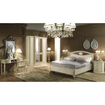 Кровать Siena Avorio Ferro Camelgroup, 160 см с изножьем